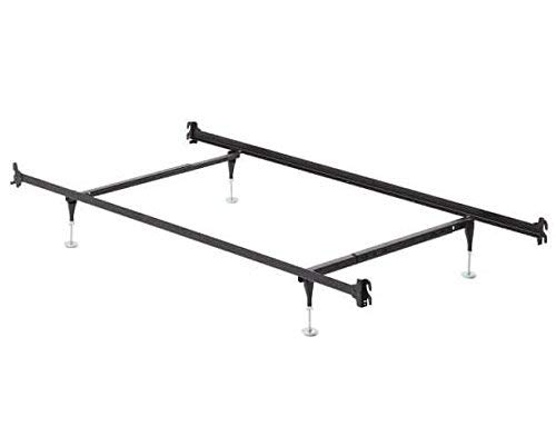 WSilver Twin/Full Hook-On Frame with Headboard & Footboard Brackets