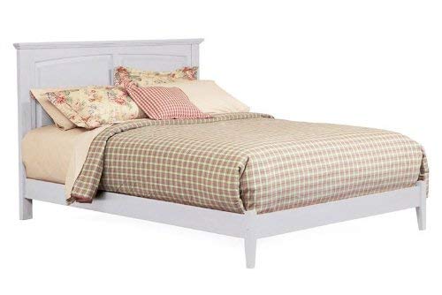 Atlantic Furniture Monterey Bed w/Open Footrail White/Full