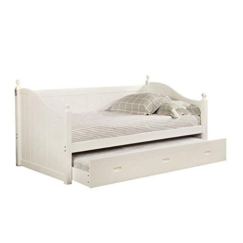 Furniture of America Emerson Twin Daybed with Trundle in White