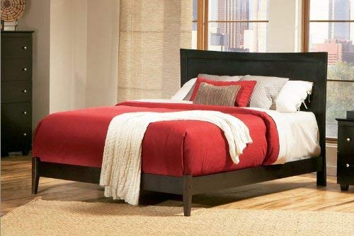 Miami Platform Bed with Open Footrail in Espresso Size: Full