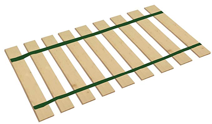 The Furniture Cove Queen Size Bed Slats Platform Bunkie Boards Custom Width Dark Green Straps-Help Support Your Box Spring Mattress-Made in the U.S.A.! (60