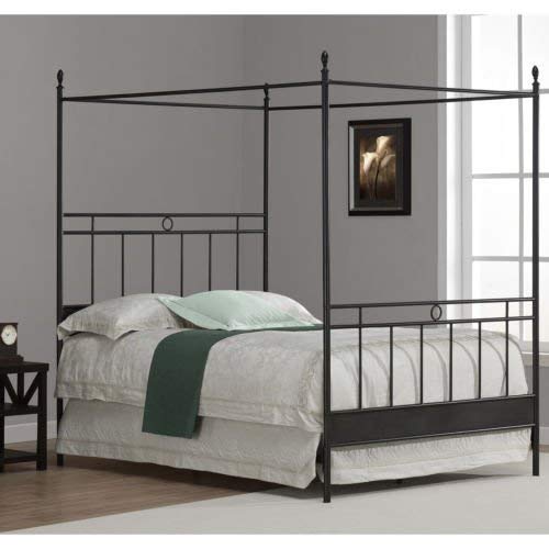 Full Metal Canopy Bed