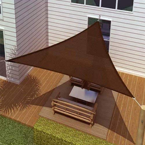 Modern Home Sail Shade Triangle (16.5' Sides) - Chocolate