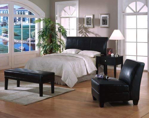 The Furniture Cove Espresso Brown Bicast Adjustable Full and Queen Size Headboard