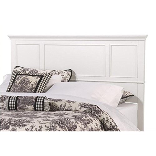 BOWERY HILL King Panel Headboard in White