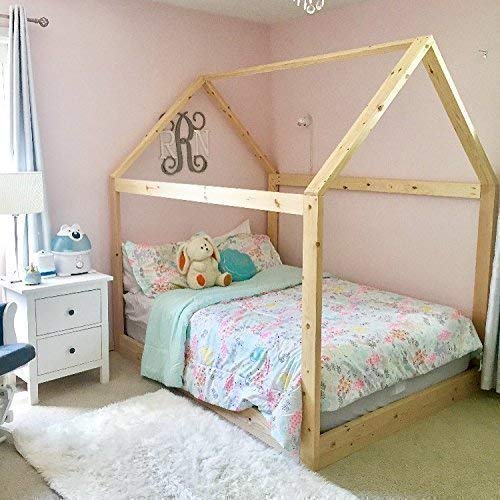 House Bed Frame Full Size PREMIUM WOOD