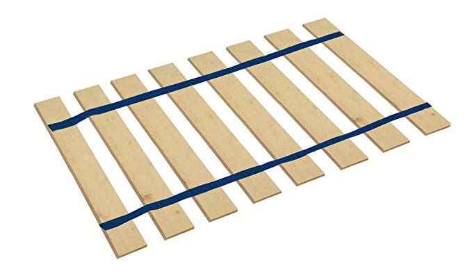 The Furniture Cove Full Size Bed Slats Boards Wood Foundation Dark Blue Strapping-Help Support Your Box Spring Mattress-Made in the U.S.A.! (56