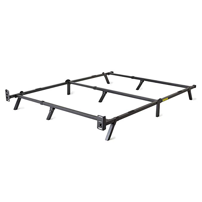 intelliBASE Adjustable Twin/Full/Queen Low Profile Metal Bed Frame