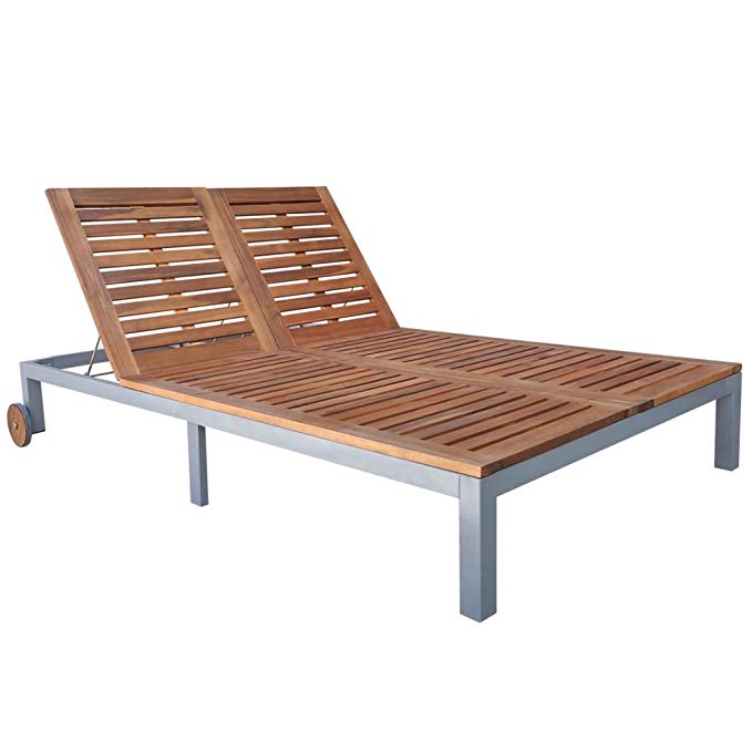 K&A Company Bed Metal Frame Sun Lounger 81