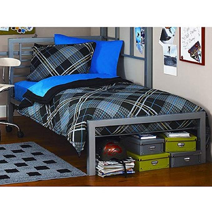 metal twin bed silver by Your Zone