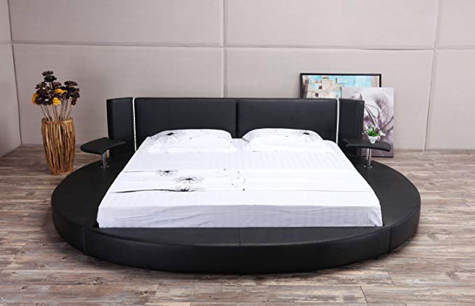 Matisse Oslo-X Round Bed Queen Size (Black)