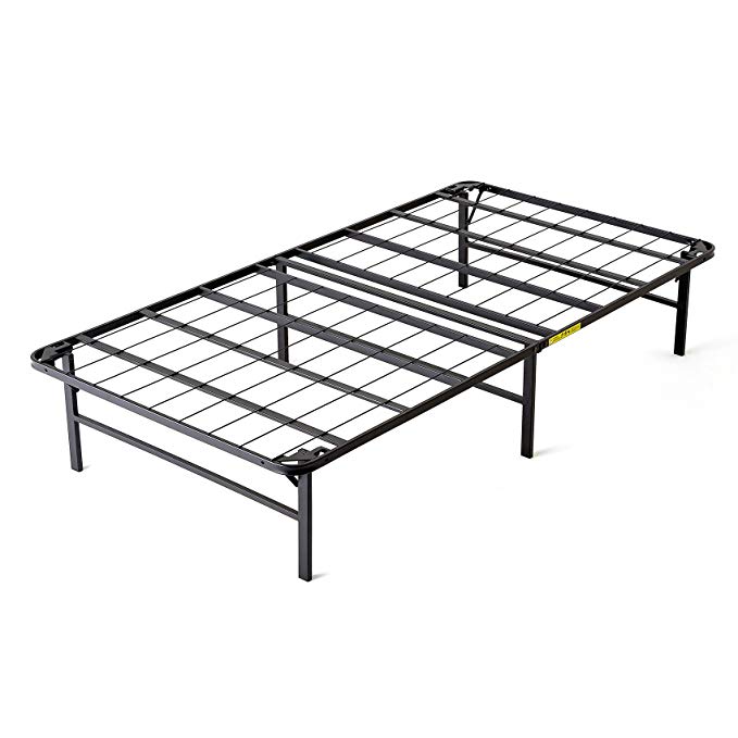 intelliBASE Bi-Fold Metal Bed Frame, Twin