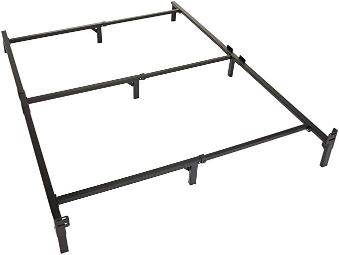 Amazon Basics 9 Legs Support Bed Frame, Strong Support for Box Spring and Mattress Set, Full