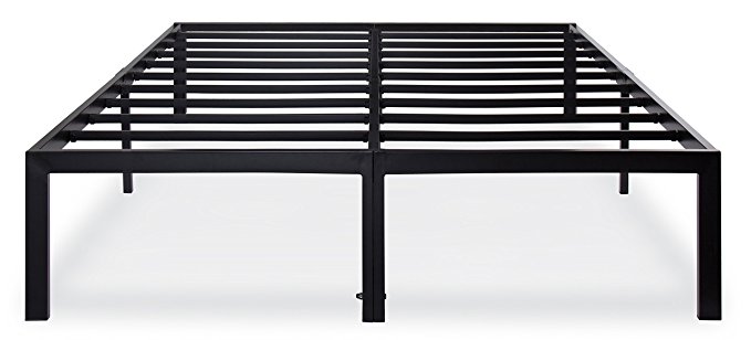 Olee Sleep 14 Inch T-3000 Heavy Duty Steel Slat / Non-slip Support Bed Frame 14BF04F (FULL)