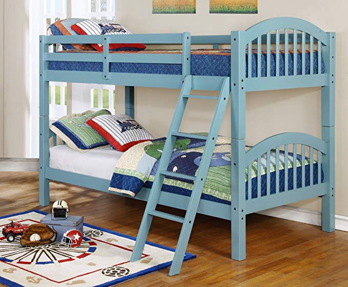 Major-Q Wood Frame Bunk Bed with Easy Access Guard Rail (SH45215-55)