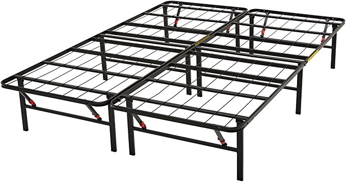 AmazonBasics Platform Bed Frame, Black, Full