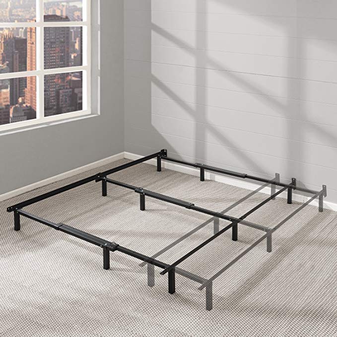 Best Price Mattress Adjustable Bed Frame - 7 Inch Metal Platform Beds w/ Heavy Duty Steel Construction Compatible with Twin, Full, and Queen Size