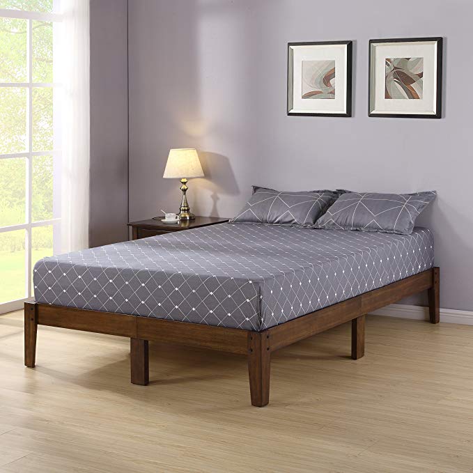 Olee Sleep 14 inch Smart Wood Platform Bed (Full)