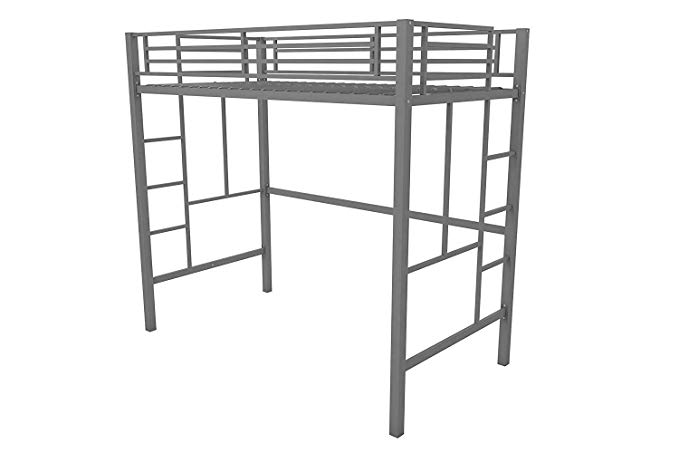 your zone metal loft twin bed: Multiple Colors (Silver)