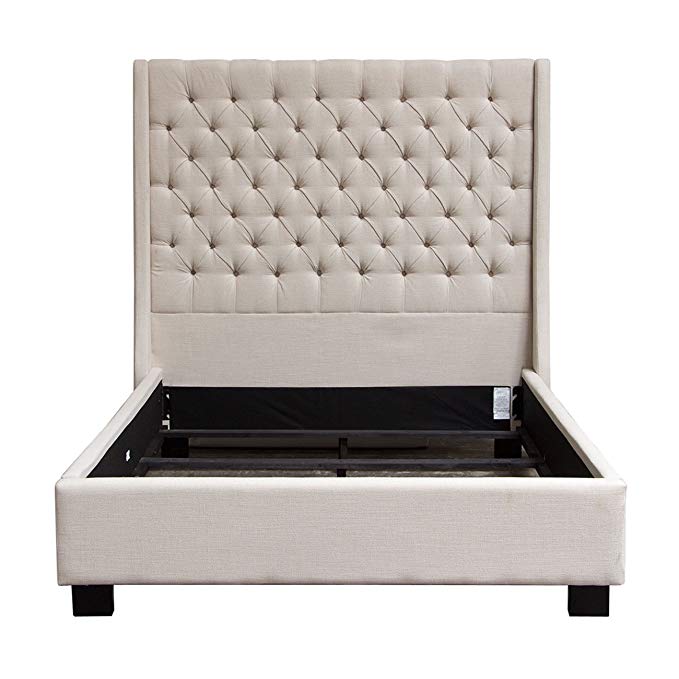 Diamond Sofa Park Avenue Low Profile Bed (East. King: 87 in. L x 89 in. W x 69 in. H)